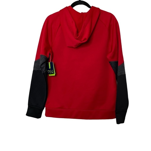 NWT DSG Men’s Everyday Performance Fleece 1/2 Zip Hoodie Pullover Red Size S - Picture 5 of 10